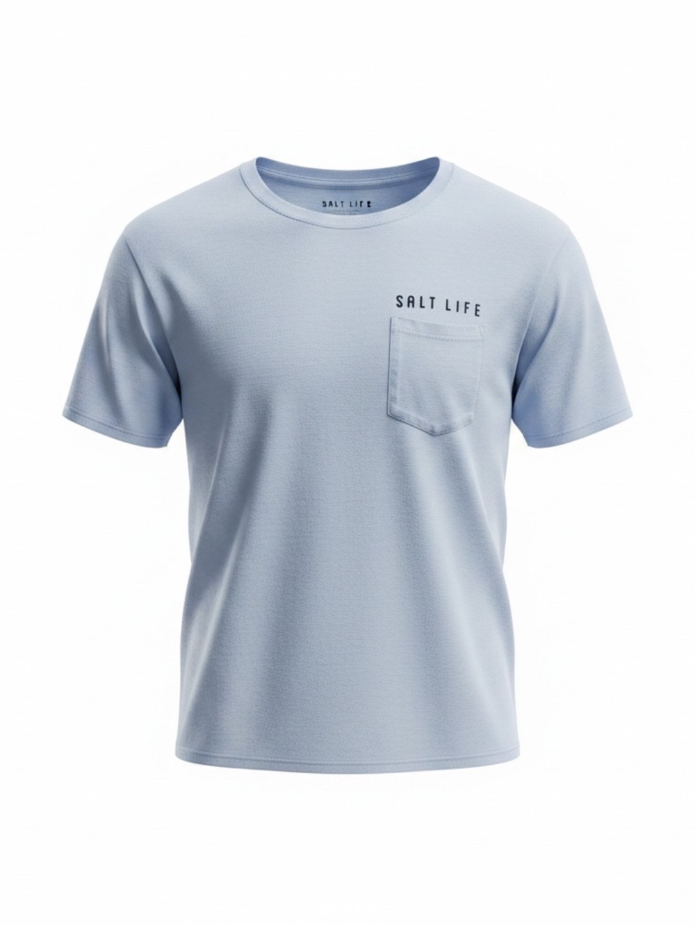 Salt Life Men’s Pale Blue Short Sleeve Pocket Tee